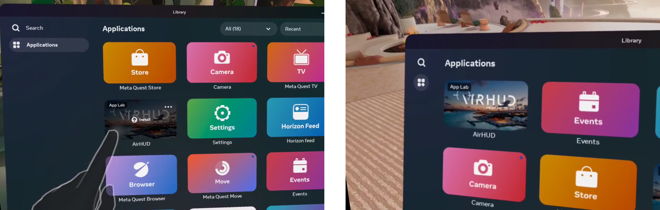 App Libary View