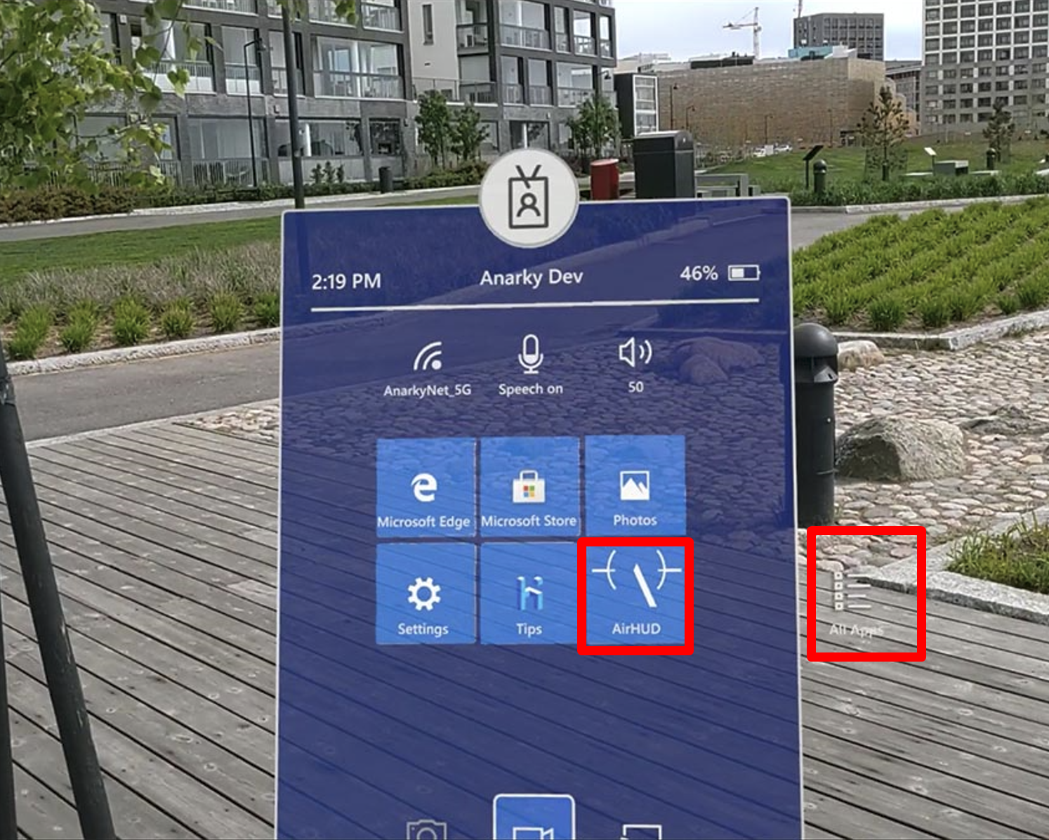 HoloLens Menu