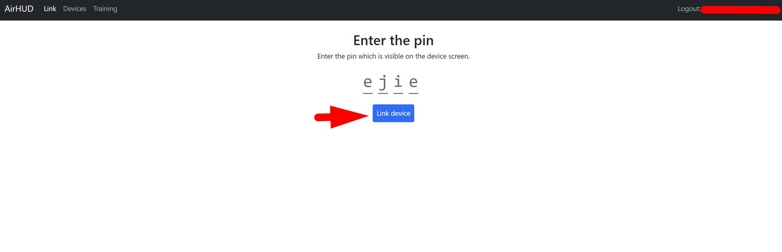 click link device