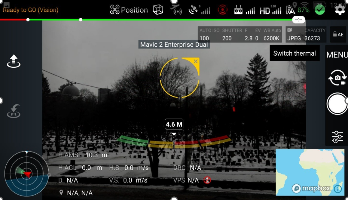 Drone Controller With Camera View